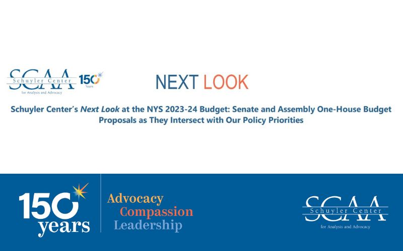 Next Look: How Do the Assembly and Senate Budget Proposals Support NY’s Children and Families? 