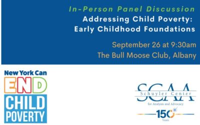 Addressing Child Poverty: Early Childhood Foundations – In-Person Event on 9/26